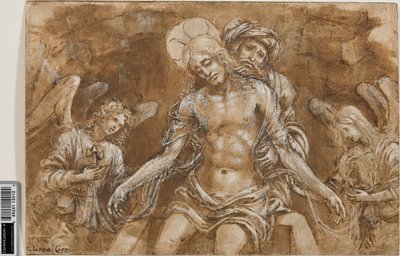 Beweinung Christi am Grab, um 1500 von Filippino Lippi
